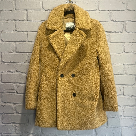 NWOT Kensie Women's Tan Teddy Jacket size S - Picture 6 of 10